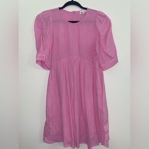 &Merci Pink Flowy Dress
